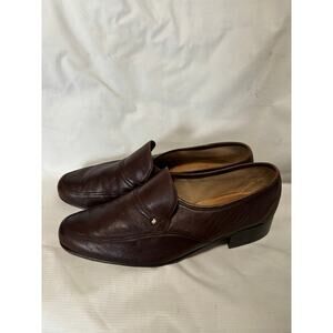 Bally Sligo Calfskin Leather Slip on Loafers Dress Shoes Mens Size 9